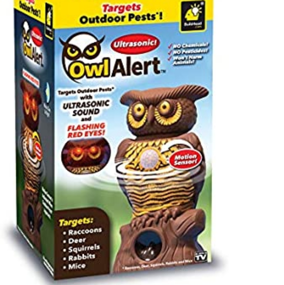 As Seen On TV Alert Owl Statue